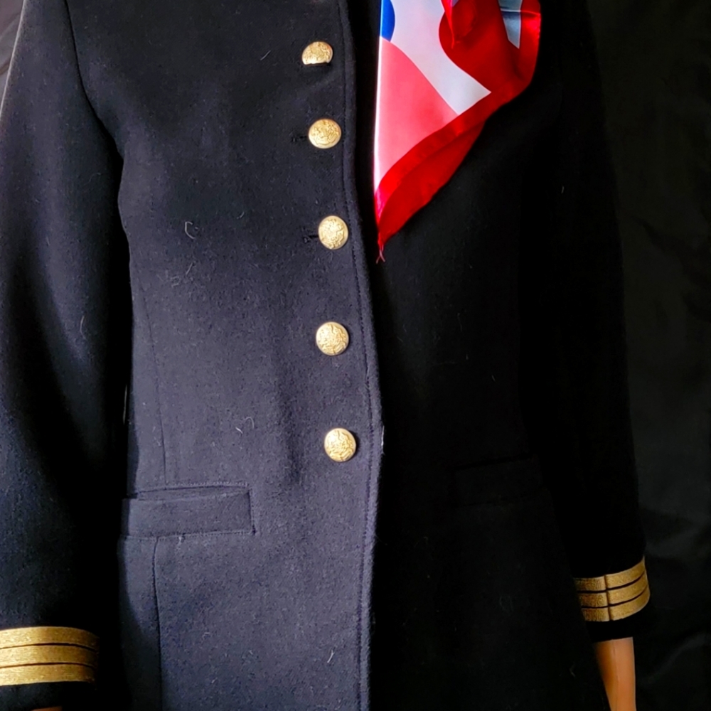 Military style Gap jacket size xs navy blue
